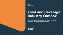 Food and beverage industry outlook