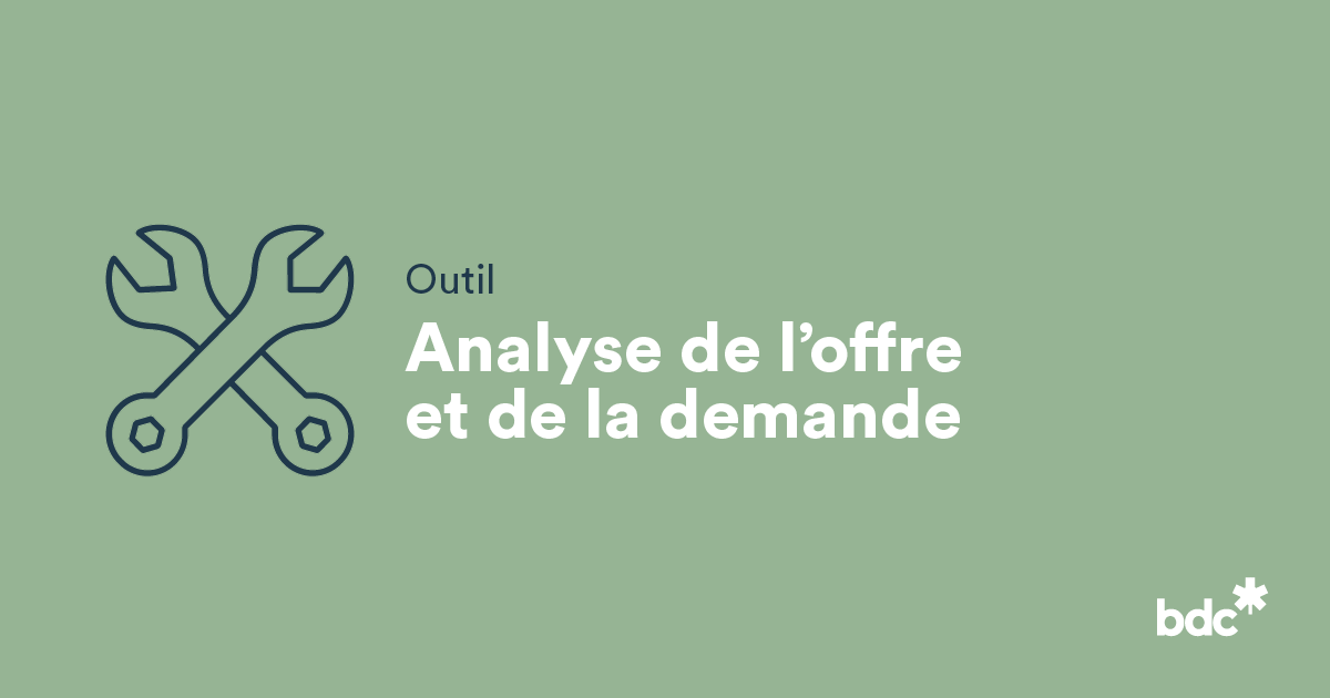 Outil D Analyse De L Offre Et De La Demande Bdc Ca