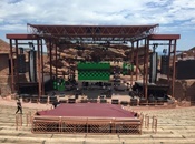 View of an outdoor stage