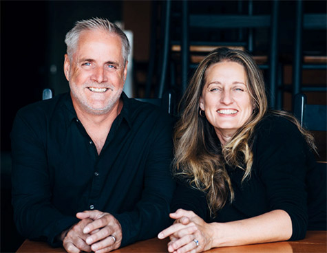 Cristen DeCarolis and Geoffrey Dallas - Owners of Pizzeria Prima Strada