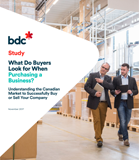 What do buyers look for when purchasing a business?