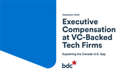 Executive compensation at VC-Backed tech firms