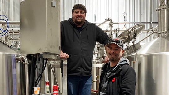 Steve Russell and Andrew Estabrooks - Founders of Foghorn Brewing Company