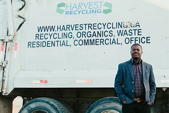 Peter Olorundimu, Fondateur, Harvest Recycling