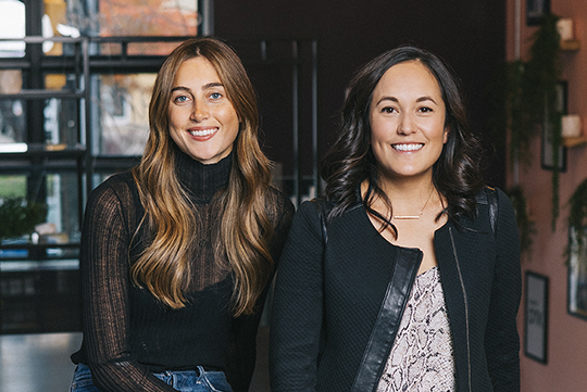 Bridgit’s Mallorie Brodie, CEO and Co-Founder, and Lauren Lake, COO and Co-Founder.
