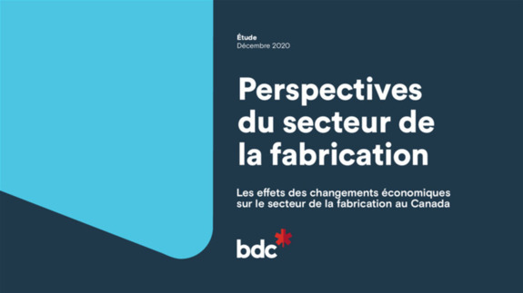 Perspectives du secteur manufacturier