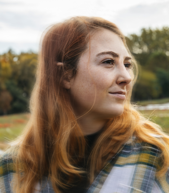 woman with long hair