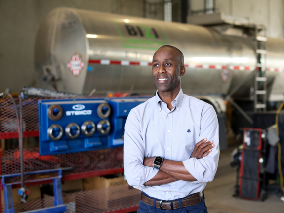 Abu Bizimana portrait, President and CEO